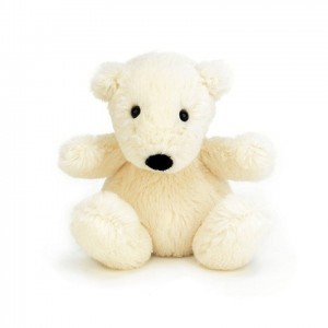 Jellycat Poppet Polar Bear 10 CM, Jellycat USA | BF8495160