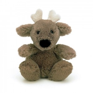 Jellycat Poppet Reindeer 10 CM, Jellycat USA | DN0481369