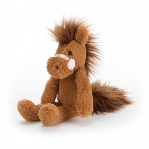 Jellycat Prancing Pony Chestnut 21 CM, Jellycat USA | IP5720198