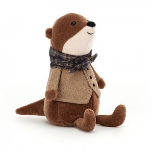 Jellycat Riverside Rambler Otter 21 CM X 8 CM, Jellycat USA | AH3142657