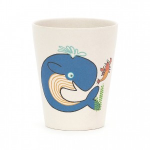 Jellycat Sea Tails Bamboo Cup 9 CM X 7 CM, Jellycat USA | BA2569807