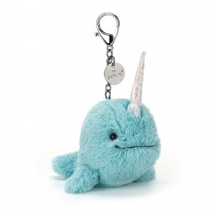 Jellycat Seas The Day Aqua Bag Charm 11 CM X 7 CM, Jellycat USA | OD1480259