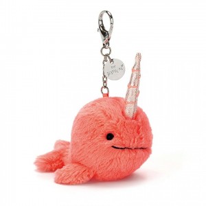 Jellycat Seas The Day Coral Bag Charm 11 CM X 7 CM, Jellycat USA | BV4630217