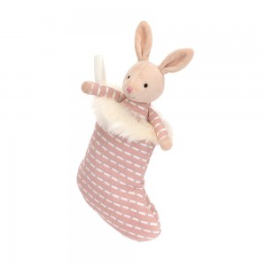 Jellycat Shimmer Stocking Bunny 20 CM X 9 CM, Jellycat USA | YF5673409