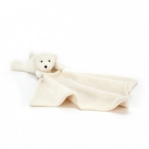 Jellycat Shooshu Perry Polar Bear Soother 34 CM X 34 CM, Jellycat USA | HG9672143