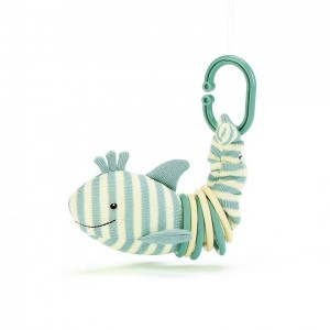 Jellycat Sidney Shark Clicketty 14 CM, Jellycat USA | VX6097483