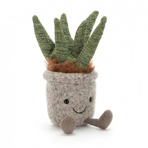 Jellycat Silly Succulent Aloe 20 CM X 6 CM, Jellycat USA | JX9413528