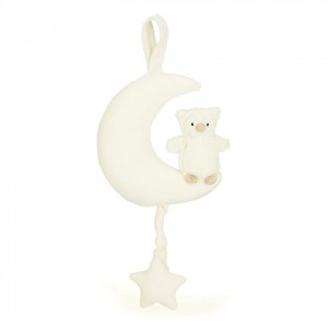 Jellycat Snowy Owl Musical Pull 23 CM X 17 CM, Jellycat USA | KO2374580