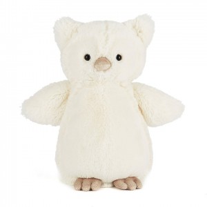 Jellycat Snowy Owl Rattle 15 CM X 9 CM, Jellycat USA | PH6024598