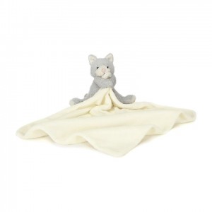 Jellycat Soppy Kitty Soother 34 CM, Jellycat USA | DJ8326159