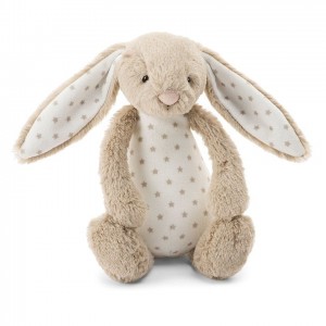 Jellycat Starry Bunny Rattle 18 CM, Jellycat USA | KO8105694