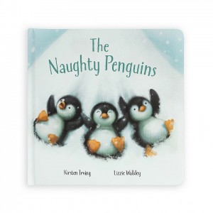 Jellycat The Naughty Penguins Book 21 CM X 21 CM, Jellycat USA | TD2853079