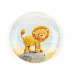 Jellycat The Very Brave Lion Melamine Plate 21 CM X 21 CM, Jellycat USA | YQ4793821