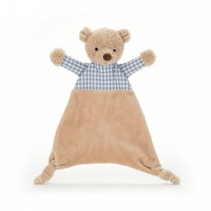 Jellycat Thomas Bear Soother 23 CM X 17 CM, Jellycat USA | YD6398170