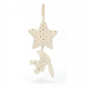 Jellycat Twinkle Bunny Musical Pull 28 CM X 19 CM, Jellycat USA | KM1458792