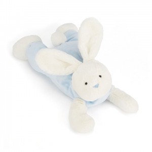 Jellycat Velvet Bunny Blue Sleepy 33 CM X 15 CM, Jellycat USA | NC6321485