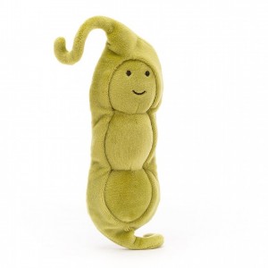 Jellycat Vivacious Vegetable Pea 17 CM X 6 CM, Jellycat USA | YH5120386