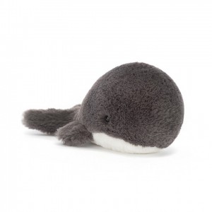 Jellycat Wavelly Whale Inky 5 CM X 15 CM, Jellycat USA | PT0274568