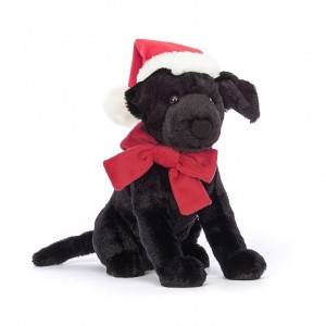 Jellycat Winter Warmer Pippa Black Labrador 22 CM X 8 CM, Jellycat USA | NG2183675