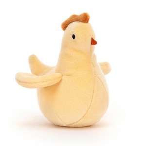 Jellycat Yellow Chicklette 11 CM X 8 CM, Jellycat USA | RQ1630745