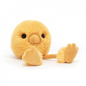 Jellycat Zingy Chick Yellow 17 CM, Jellycat USA | YJ8760239