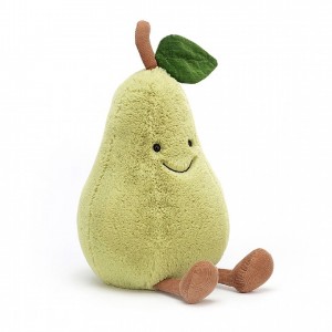 LARGE Jellycat Amuseable Pear 28 CM X 13 CM, Jellycat USA | PI9248170