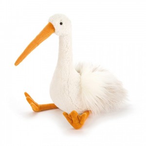 LARGE Jellycat Bobby Stork 53 CM X 15 CM, Jellycat USA | ZE5718496