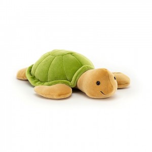 LARGE Jellycat CeeCee Turtle 8 CM X 19 CM, Jellycat USA | QB0237948