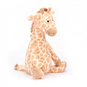 LARGE Jellycat Fluffles Giraffe 40 CM X 15 CM, Jellycat USA | WQ2375148