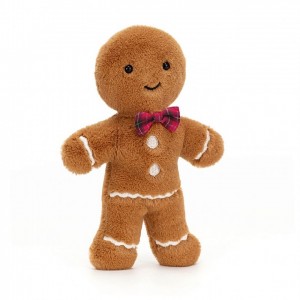 LARGE Jellycat Jolly Gingerbread Fred 32 CM X 12 CM, Jellycat USA | BK3516208