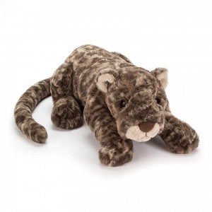 LARGE Jellycat Lexi Leopard 12 CM X 46 CM, Jellycat USA | NH8093572