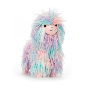 LARGE Jellycat Lovely Llama 32 CM X 23 CM, Jellycat USA | OY1498725