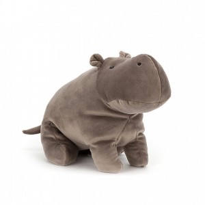 LARGE Jellycat Mellow Mallow Hippo 20 CM X 34 CM, Jellycat USA | FT0958734