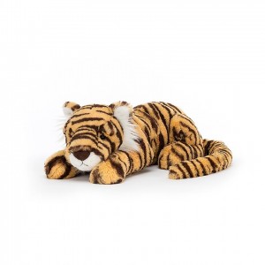 LARGE Jellycat Taylor Tiger 14 CM X 46 CM, Jellycat USA | NP6130429