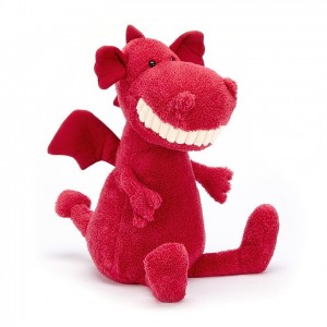 LARGE Jellycat Toothy Dragon 36 CM X 15 CM, Jellycat USA | BS1360894