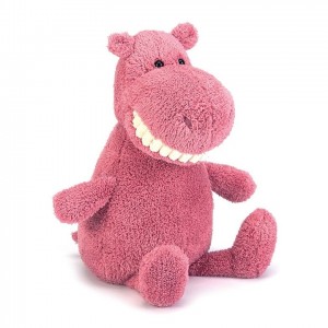 LARGE Jellycat Toothy Hippo 38 CM X 15 CM, Jellycat USA | TY4075621