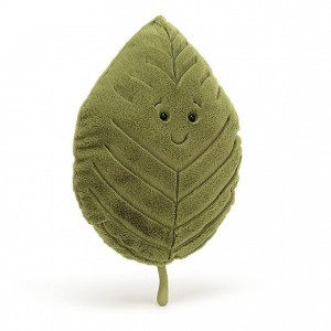 LARGE Jellycat Woodland Beech Leaf 41 CM X 25 CM, Jellycat USA | XT7395146