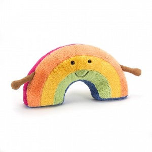 MEDIUM Jellycat Amuseable Rainbow 17 CM X 32 CM, Jellycat USA | QM3591760