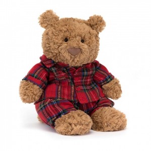 MEDIUM Jellycat Bartholomew Bear Bedtime 26 CM X 12 CM, Jellycat USA | GU9304628