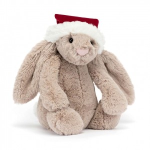 MEDIUM Jellycat Bashful Christmas Bunny 31 CM X 12 CM, Jellycat USA | GJ9275431