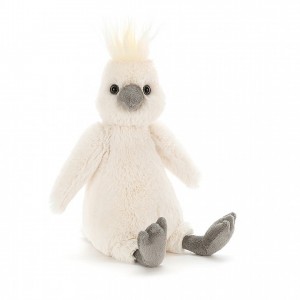 MEDIUM Jellycat Bashful Cockatoo 31 CM X 12 CM, Jellycat USA | LE3794562