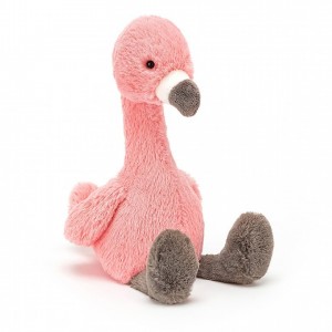 MEDIUM Jellycat Bashful Flamingo 31 CM X 12 CM, Jellycat USA | XH5487036