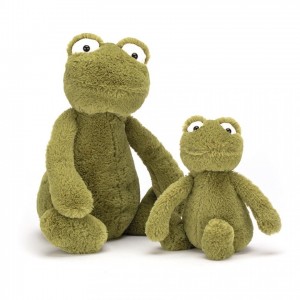 MEDIUM Jellycat Bashful Frog 31 CM X 12 CM, Jellycat USA | PR8475619