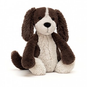 MEDIUM Jellycat Bashful Fudge Puppy 31 CM X 12 CM, Jellycat USA | UZ6291438