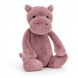 MEDIUM Jellycat Bashful Hippo 31 CM X 12 CM, Jellycat USA | UR4510683