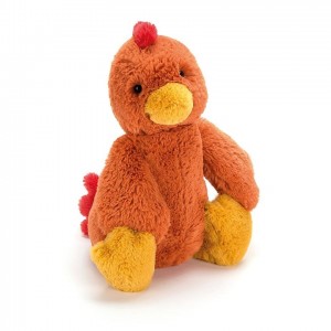 MEDIUM Jellycat Bashful Rooster 31 CM, Jellycat USA | DS8250463