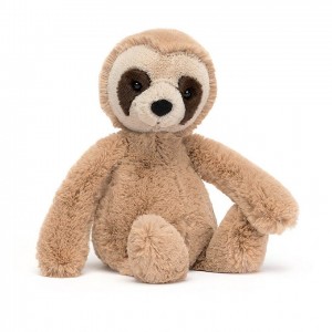 MEDIUM Jellycat Bashful Sloth 28 CM X 12 CM, Jellycat USA | LO4903285