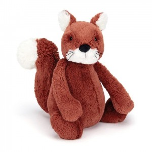 MEDIUM Jellycat Bashful Squirrel 31 CM, Jellycat USA | UH2961538