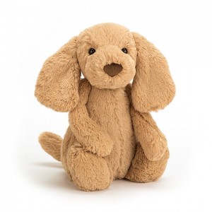 MEDIUM Jellycat Bashful Toffee Puppy 31 CM X 12 CM, Jellycat USA | HU9027831