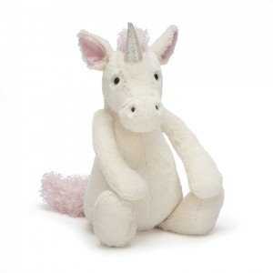 MEDIUM Jellycat Bashful Unicorn 31 CM X 12 CM, Jellycat USA | HN1032764